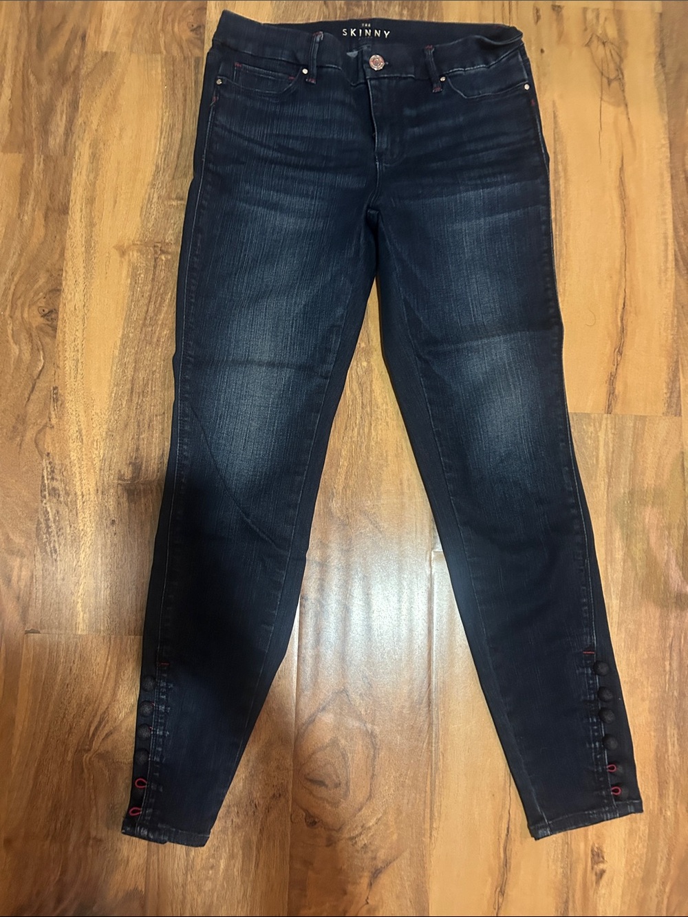 White House Black Market Women's Skinny Jeans - Dark Indigo